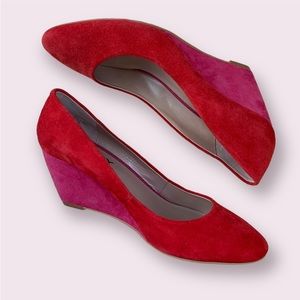 DKNY Suede Wedges NWT | 7.5